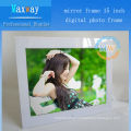 Mirror frame 15 inch digital photo frame browser wifi